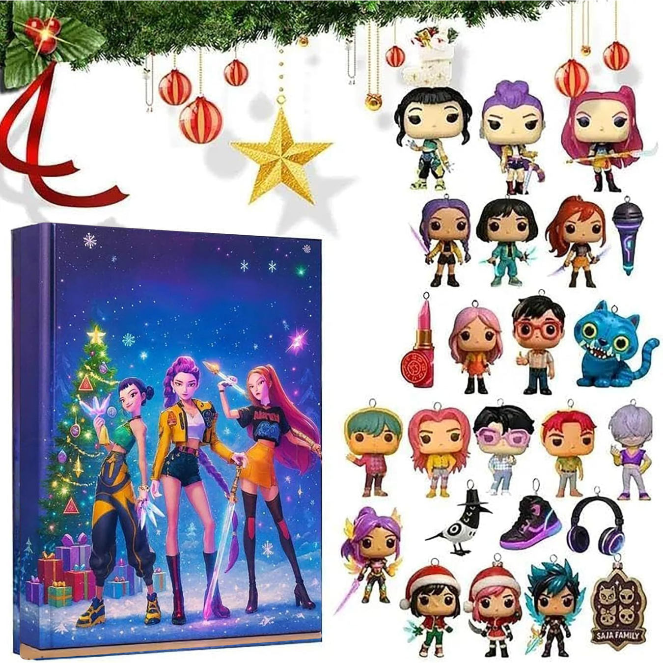 Calendario de Adviento 3D Cazadores de demonios 24 PCS